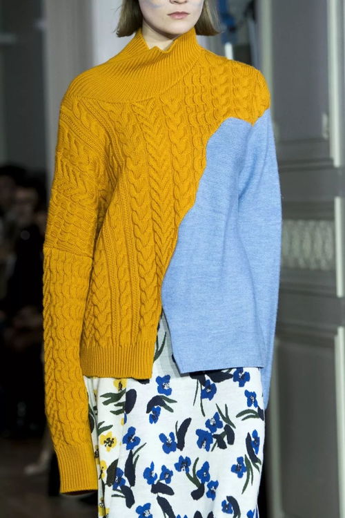 針織元素 曲線絞花的藝術之美